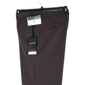 Lauren Ralph Lauren Mens Classic-Fit Norton Active Dress Pant Burgundy 40x32 NWT